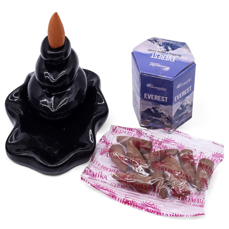 Pack of 10 Masala Backflow Incense - Everest