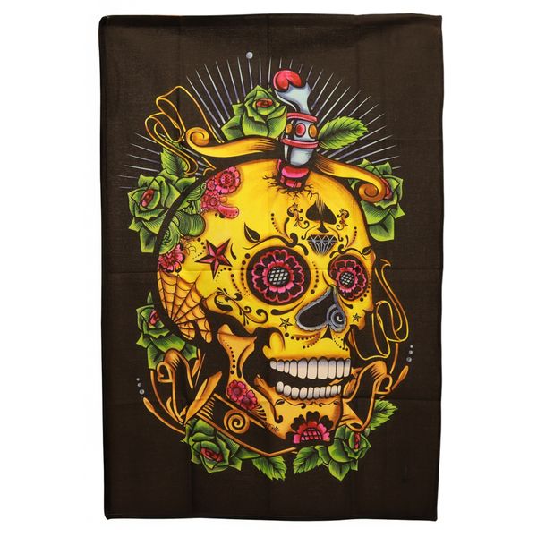 Cotton Wall Art (70x110cm) - Dead of the Dead Skull