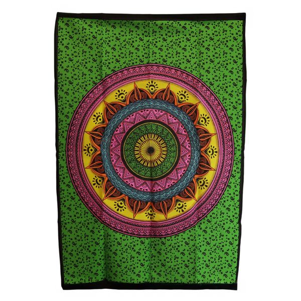 Cotton Wall Art (70x110cm) - Mandala Fibrant