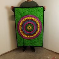Cotton Wall Art (70x110cm) - Mandala Fibrant