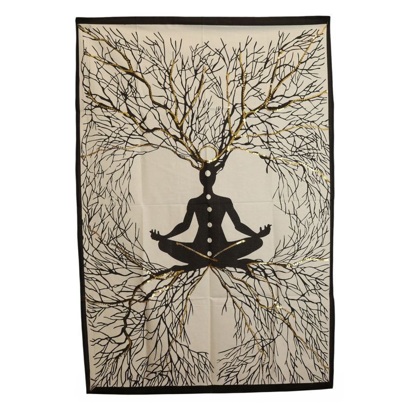 Cotton Wall Art (70x110cm) - Chakra Earth Connection