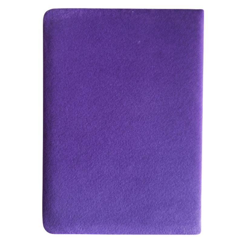 Velvet Notebook - 80 pages - Create Magic - Purple