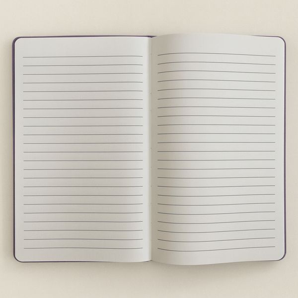 Velvet Notebook - 80 pages - Believe in Yourself - Lavender