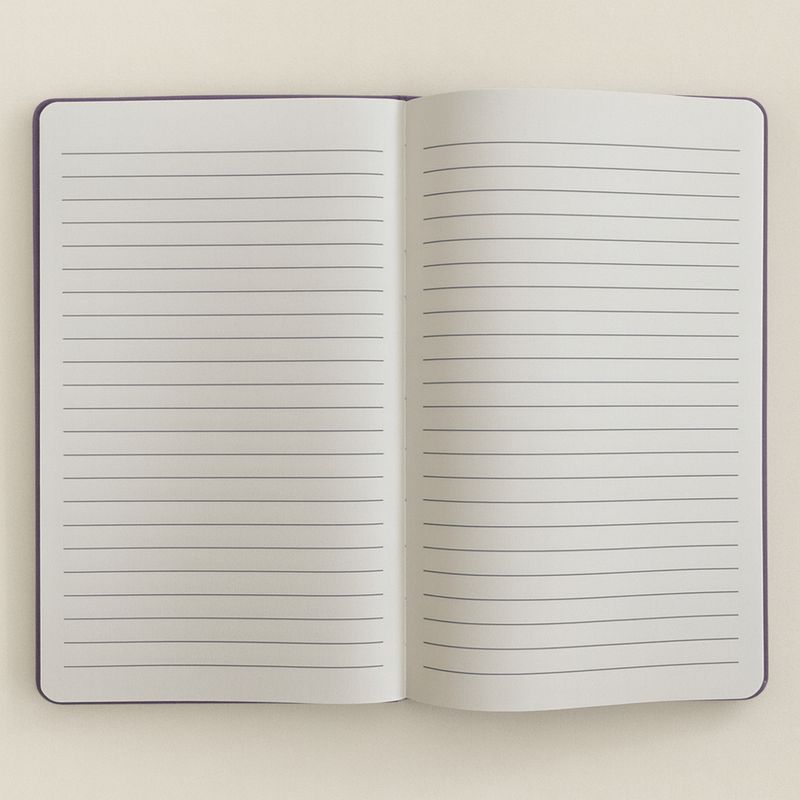 Velvet Notebook - 80 pages - Believe in Yourself  - Lavender