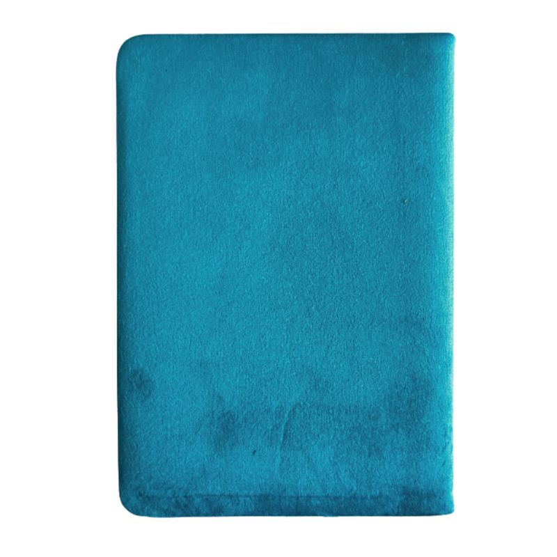 Velvet Notebook - 80 pages - Embrace the Journey - Light Blue