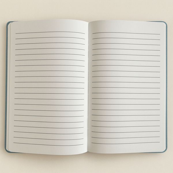 Velvet Notebook - 80 pages - Stay Wild Moon Child - Dark Blue