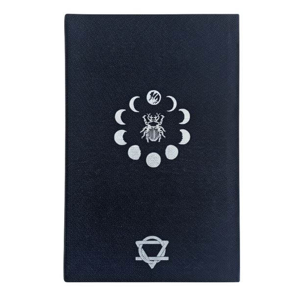 Hardbacked Gratitude Journal - 120 pages - Rich Black & Silver Lining