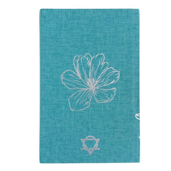 Hardbacked Gratitude Journal - 120 pages - Blue & Silver Lining
