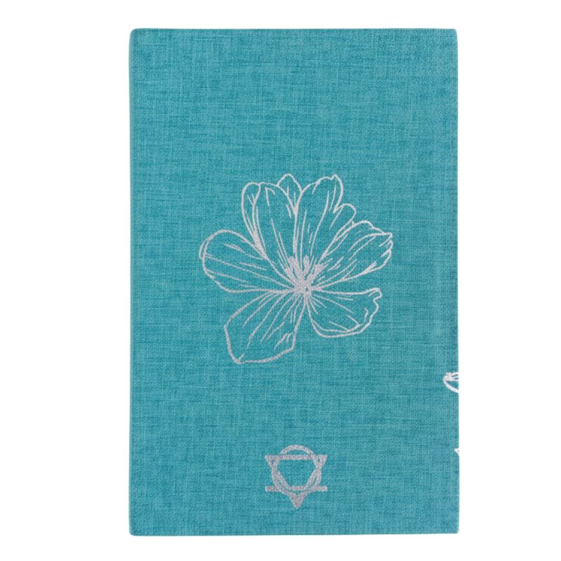 Hardbacked Gratitude Journal - 120 pages - Blue & Silver Lining