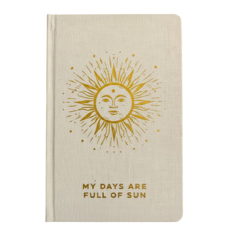 Hardbacked Gratitude Journal - 120 pages - gold edge - Ivory & Gold
