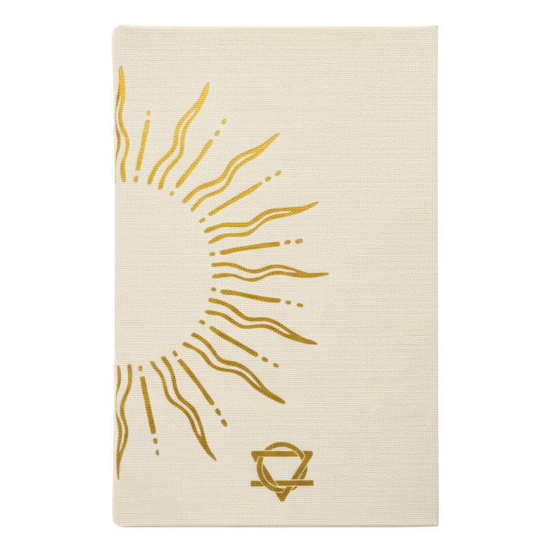 Hardbacked Gratitude Journal - 120 pages - gold edge - Ivory & Gold