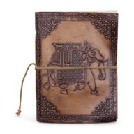 Assorted Esoteric Leather Notebooks (6x4.5") - Display case
