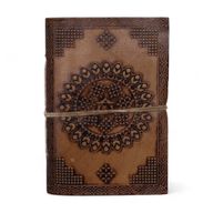 Assorted Medium Esoteric Leather Notebooks (5x3.5") - Display case