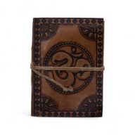 Assorted Small Esoteric Leather Notebooks (4x3") - Display case