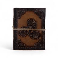 Assorted Small Esoteric Leather Notebooks (4x3") - Display case