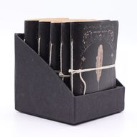 Assorted Witch Ritual Notebooks - Leather (6x4.5") - Display case