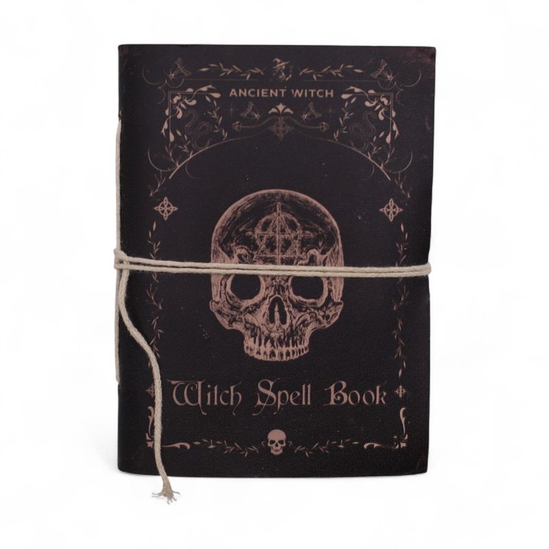 Assorted Witch Ritual Notebooks - Leather (6x4.5") - Display case