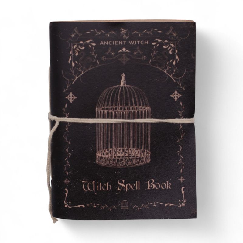 Assorted Witch Ritual Notebooks - Leather (6x4.5") - Display case