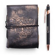 Fat Deckled Edge Leather Notebooks (5x3.5") - The Stories I Tell Myself