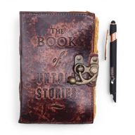Fat Deckled Edge Leather Notebooks (6x4") - The Book of Untold Stories