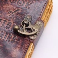 Fat Deckled Edge Leather Notebooks (6x4") - The Book of Untold Stories