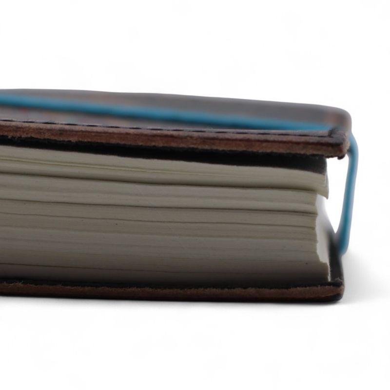 Leather Printed Notebooks (7x5") - My Chakras are Aligned AF - 200 page Plain paper