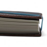 Leather Printed Notebooks (7x5") - My Chakras are Aligned AF - 200 page Plain paper
