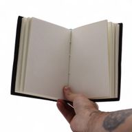 Leather Printed Notebooks (7x5") - My Chakras are Aligned AF - 200 page Plain paper