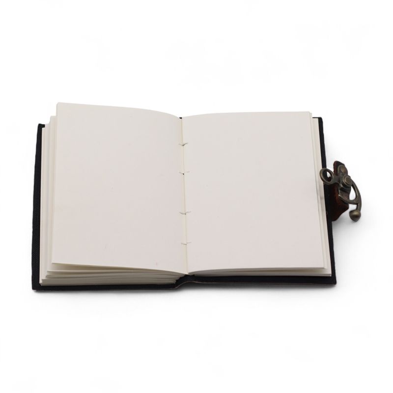 Leather Printed Notebooks (7x5") - Stop Doom Scrolling- 200 page Plain paper