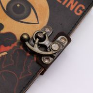 Leather Printed Notebooks (7x5") - Stop Doom Scrolling- 200 page Plain paper