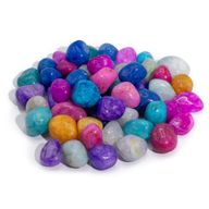 Bulk Treated Mixed Crackle Quartz- 1kg (approx.. 70 stones)