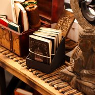 Assorted Witch Ritual Notebooks - Leather (6x4.5") - Display case