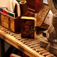 Fat Deckled Edge Leather Notebooks (6x4") - The Book of Untold Stories