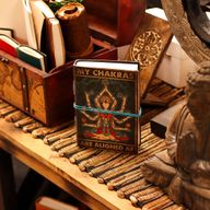 Leather Printed Notebooks (7x5") - My Chakras are Aligned AF - 200 page Plain paper