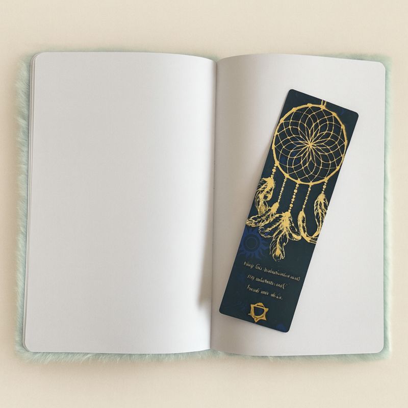 Soft Moonlight Messages Journal - 80 pages - Blue