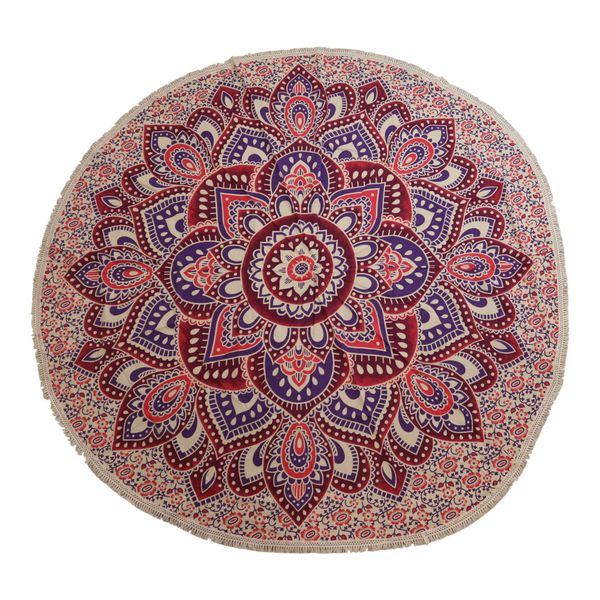 Large Mandala Roundie Art (180cm) - Pink & Purple