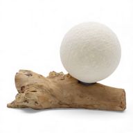 DriftGlow Lamp Cotton Luna Ivory Shade