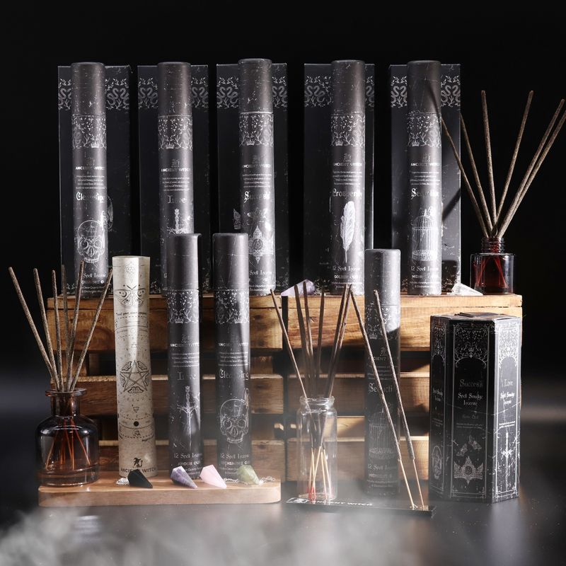 Ancient Witch Tube of Spells Incense - Cleansing - Rock Crystal Pendulum