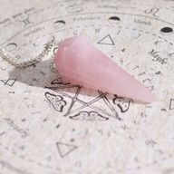 Ancient Witch Tube of Spells Incense - Love - Rose Quartz Pendulum