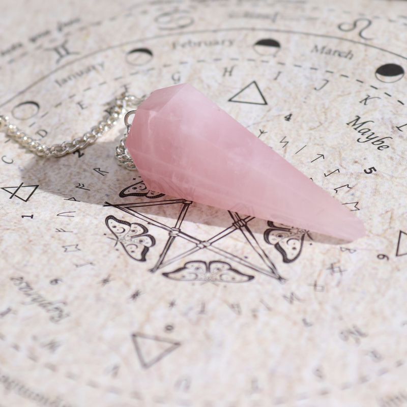 Ancient Witch Tube of Spells Incense - Love - Rose Quartz Pendulum