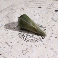 Ancient Witch Tube of Spells Incense - Prosperity - Aventurine Pendulum