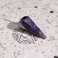 Ancient Witch Tube of Spells Incense - Seduction - Amethyst Pendulum