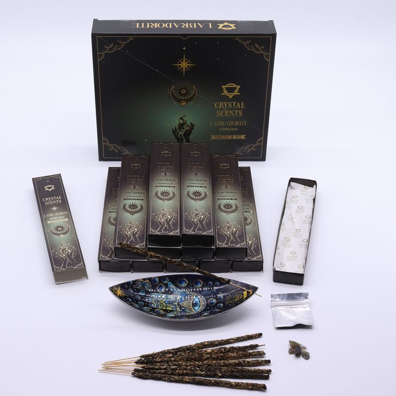 Labradorite Crystal Scents Smudge Incense - Arruda