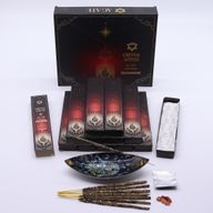 Red Agate Crystal Scents Smudge Incense - Saffron