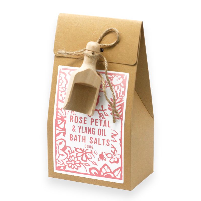 Pack of 3x 500g Bath Salt - Ylang and Rose Himalayan