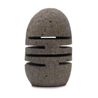 Natural Riverstone Candle Holder - Standing Stone Cut (9x20cm)