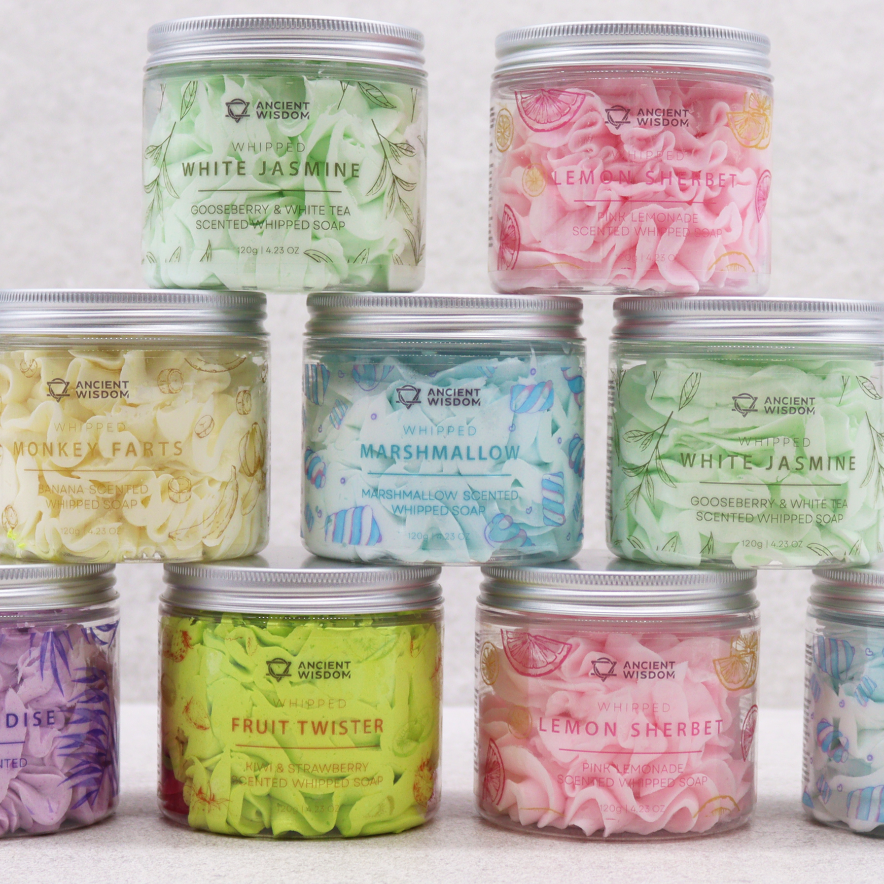 Whipped cream soap