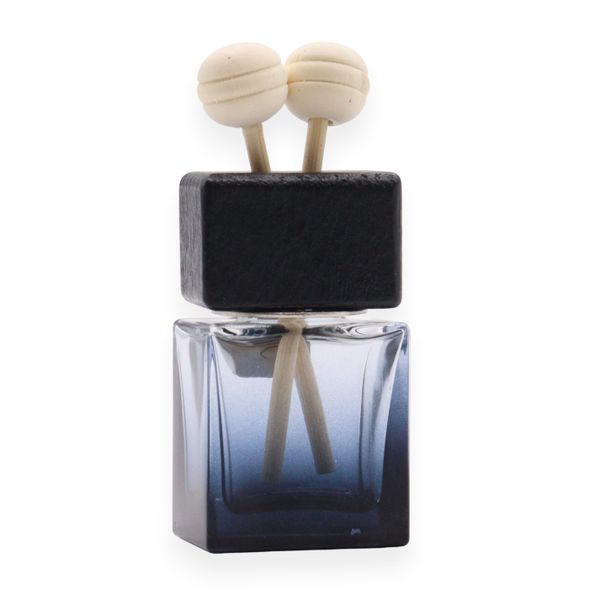 Black - Car Diffuser Vent Attach Bottles - 8ml - (3 assorted designs x 4)