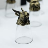 Gift Set of 12 Bottom Up Shot Glasses (25ml)  - Forest & Mystical Creatures