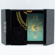 Gold & Turquoise Foil Tarot Card Gift Box Set - with booklet